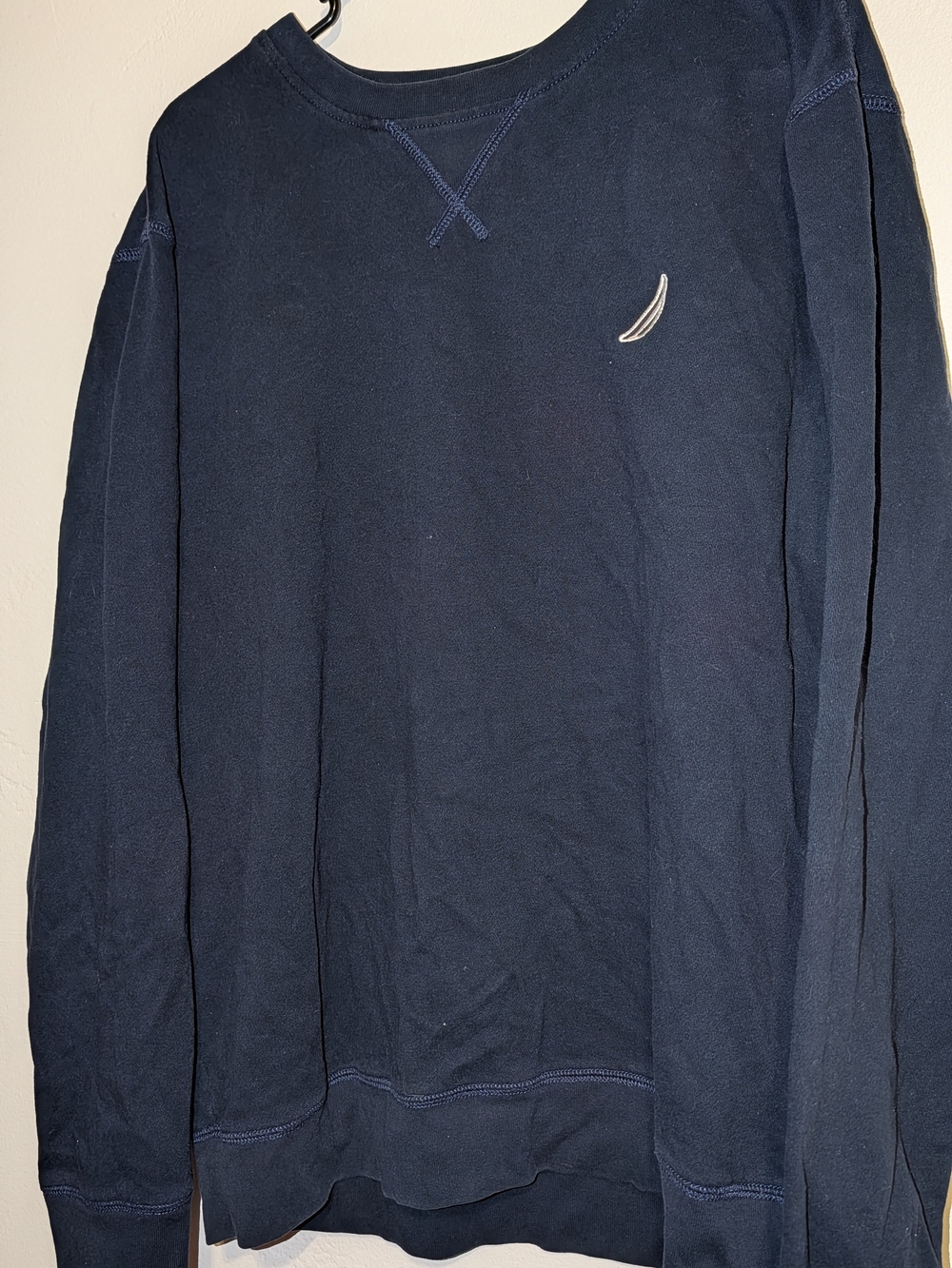 Nautica Men’s Navy Crewneck Sweatshirt